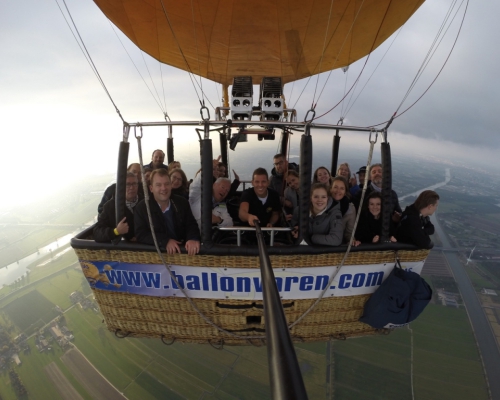 Groeps ballonvaart vanaf Houten